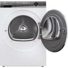 Haier HD90-A3Q979U1-S 9 kg Wi-Fi + Bluetooth Bağlantılı Isı Pompalı Kurutma Makinesi