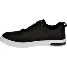 Pullman Pullman Keten Erkek Spor Ayakkabı Sneaker Ek-Vulgar   Siyah