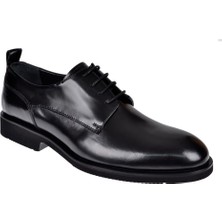 Pullman Hakiki Deri Klasik Erkek Ayakkabı PLM-2804   SİYAH AÇMA