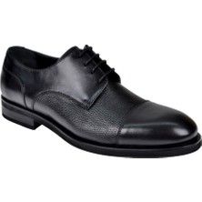 Pullman Hakiki Deri Klasik Erkek Ayakkabı PLM-330   SİYAH