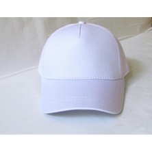 Salar Ticaret Salarticaret Unısex Düz Renk Fileli Şapka Beyaz