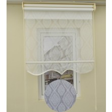 YS Perde Tasarım  Çiftli Sistem Mekanizmalı Modern Armür Tül ve Stor Perde Alüminyum Kasalı Yüksek Kaliteli