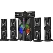 Platoon PL-4240 5d Super 5+1  Rgb Sd USB Fm Bluetooth Subwoofer Multimedia Ses Sistemi