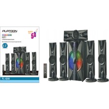 Platoon PL-4240 5d Super 5+1  Rgb Sd USB Fm Bluetooth Subwoofer Multimedia Ses Sistemi