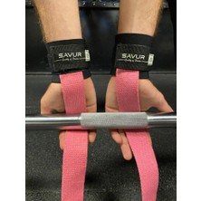 Bilekli Fitness Strap - Lifting Straps, Ağırlık Kayışı Siyah