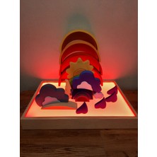 Root Wooden Toys Waldorf Işıklı Etkinlik Tablası