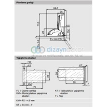 Blum Cristallo Cam Menteşesi Frenli 79C4568 + 173L6100