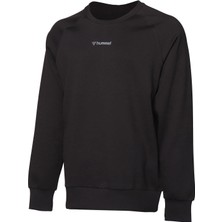 Hummel Evon Erkek Siyah Bisiklet Yaka Sweatshirt