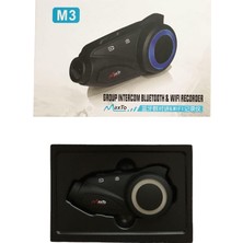 Ultratekno Maxto M3 Fhd 1080P Kameralı Intercom Motosiklet Kask Intercom