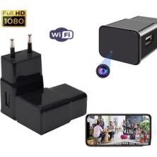 Ultratekno USB Adaptör Kamera USB Şarj Aleti Kamera 1080P Wifi Mini Ip Kamera Kablosuz Taşınabilir Kamera
