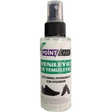 Point Care Spor ve Süet Ayakkabı Yenileyici ve Temizleyici Sprey Sihirli Sıvı 100ML + Sünger