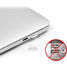 Sneezy Macbook Pro Uyumlu Şarj ve Kablo Giriş Toz ve Kirden Koruyan 9 Adet Silikon Kavuçuk Tıkaçları