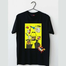 Mor Mürekkep You Boom Tasarım Baskılı Erkek Tshirt