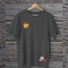 Mor Mürekkep You Hello Ön Arka Baskılı Tasarım Kadın Tshirt