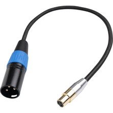 Runto Xlr Dişi Ila Mini Xlr Erkek Adaptör Kablosu 3 Pin Pro Xlr Kablosu Kulaklık Için 1m (Yurt Dışından)