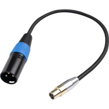 Runto Xlr Dişi Ila Mini Xlr Erkek Adaptör Kablosu 3 Pin Pro Xlr Kablosu Kulaklık Için 1m (Yurt Dışından)