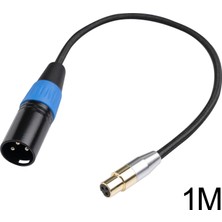 Runto Xlr Dişi Ila Mini Xlr Erkek Adaptör Kablosu 3 Pin Pro Xlr Kablosu Kulaklık Için 1m (Yurt Dışından)