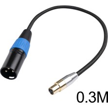 Runto Xlr Dişi Ila Mini Xlr Erkek Adaptör Kablosu 3 Pin Pro Xlr Kablosu Kulaklık Için 1m (Yurt Dışından)