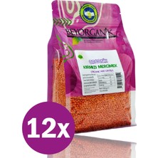 Beyorganik Organik Kırmızı Mercimek 1kg x 12adet