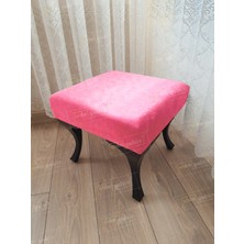 AldaGelsin 45 x 45 Kapitoneli Kapı Önü Ayak Ucu Puf Siyah Ayak