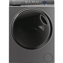 Haier HW100GBD14979SUS 10 kg Wi-Fi + Bluetooth Bağlantılı 1400 Devir Çamaşır Makinesi