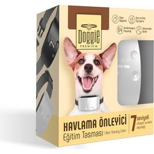 Doggie Havlama Önleyıci Eğitim Tasması Ayarlanabilir Beyaz