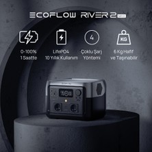 Ecoflow River 2 Max Taşınabilir Güç Kaynağı (512WH)
