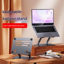 Isı Dağılımı Artırılmış Dikey Kaldırma Ayarlı Dizüstü Bilgisayar Standı (Yurt Dışından)