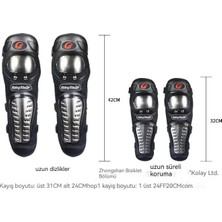 Dört Parçalı Motosiklet Koruyucu Donanım Dizlik ve Dirseklik (Yurt Dışından)
