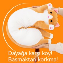 70CM Uzun Kedi Yastık Bebek Peluş Oyuncak (Yurt Dışından)