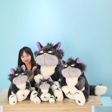 45CM Kara Kedi Sevimli Bebek Peluş Oyuncak (Yurt Dışından)