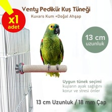 Vixpet Venty 13 cm 18 mm Pedikür Papağan Tüneği | Jako | Sultan | Monk | Lori | Jumbo Muhabbet | Kakariki | Senegal | Sevda | Cennet