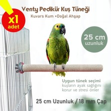 Vixpet Venty 25 cm 18 mm Pedikür Papağan Tüneği | Jako | Sultan | Monk | Lori | Jumbo Muhabbet | Kakariki | Senegal | Sevda | Cennet