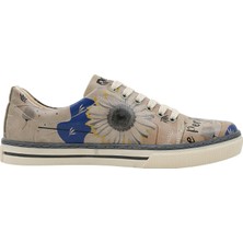 Kadın Vegan Deri Çok Renkli Sneakers - Picture Perfect Tasarım