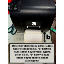 Özfiliz Mağaza Ekipmanları 12X30 mm Yan Yana 5 Sıra Termal Barkod Etiketi Yaıpışkanlı Etiket (1 Rulo = 5000 Adet)