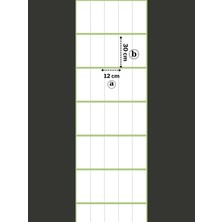 Özfiliz Mağaza Ekipmanları 12X30 mm Yan Yana 5 Sıra Termal Barkod Etiketi Yaıpışkanlı Etiket (1 Rulo = 5000 Adet)