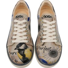 Kadın Vegan Deri Çok Renkli Sneakers - Picture Perfect Tasarım