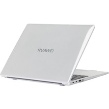 Z-Mobile Huawei Matebook D16 2022 Uyumlu Kılıf Kapak 360° Tam Koruma Parlak Şeffaf Renksiz