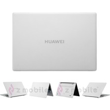 Z-Mobile Huawei Matebook D16 2022 Uyumlu Kılıf Kapak 360° Tam Koruma Mat Transparan