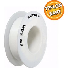 Badem10 Teflon Bant 12 mm x 10 Metre