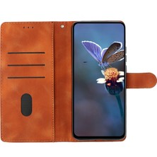 Hongshou Hongshou-Nokia 6.2 / 7.2 Için Çiçek Kabartmalı Pu Kılıf (Yurt Dışından)