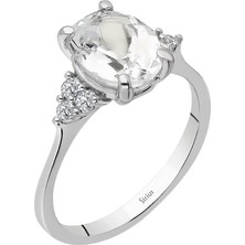 Sirius Pırlanta Pırlanta ve Beyaz Topaz Glasera Yüzük 0423R0191