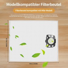 Hermoso 15 Adet Elektrikli Süpürge Torbaları Karcher Wd4, Wd5, Wd6 Dokunmamış Filtre Torbaları Kfı 487, Karcher Filtre Torbaları Için Vakum Torbaları (Yurt Dışından)