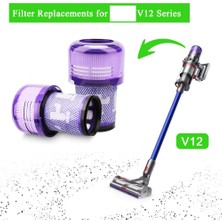 Hermoso Dyson V12 Elektrikli Süpürge Aksesuarları Için Uyumlu Yedek Parça Hepa Filtre Parçaları Değiştirin 971517-01 (Yurt Dışından)