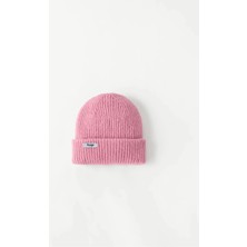 Huge Element Pembe Kadın Beanie Standart Beden Kış Sezonu İçin Kullanışlı Aksesuar