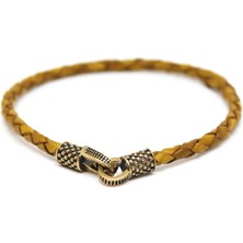 Coolmenclub Bronz Deri Bileklik