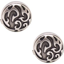 Coolmenclub Desenli Geçmeli Kol Düğmesi