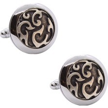 Coolmenclub Desenli Klasik Kol Düğmesi