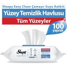 Sleepy Easy Clean Çamaşır Suyu Katkılı Yüzey Temizlik Havlusu 100 Yaprak.