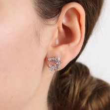 Mia Vento Masal Bahçesi Flowers Gümüş Küpe